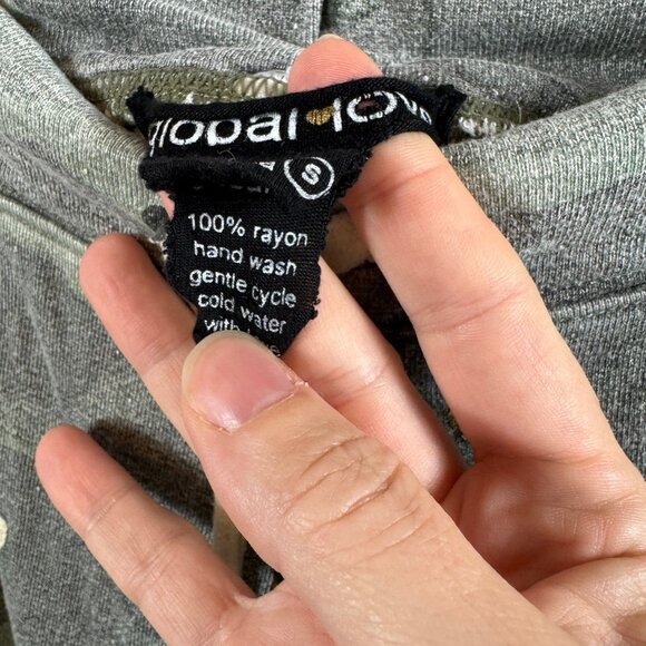 Global Love Camo Heart Jogger Pants – Soft Rayon Lounge Sweatpants, Size Small - Picture 9 of 9